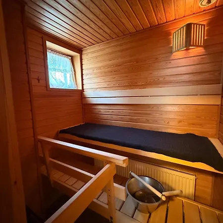 Spacious With Sauna By The River شقة